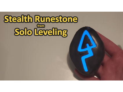 steath runestone solo leveling kevinmakescoolthings 3d print model - Mito3D