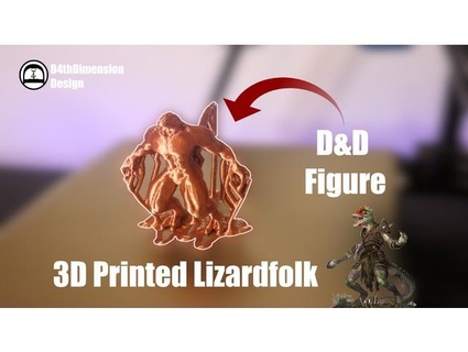 lézard lézard 5e lézard ranger miniature d4thdimension 3d print model - Mito3D