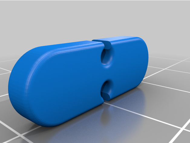 elastic band cable tie jabbanman 3D print model - Mito3D