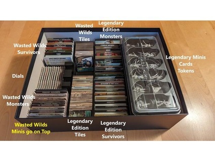 maximum apocalypse box organizer legendary edition wasted wilds perrochon 3d print model - Mito3D