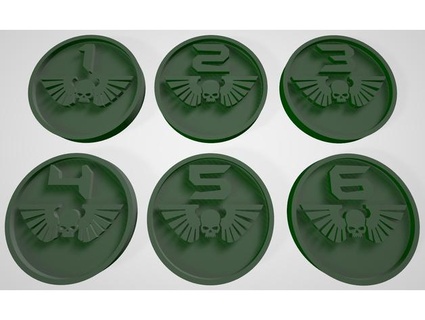 Kaiserliche bewachen Zielsetzung Marker getrennt Eichhörnchen 3d print model - Mito3D