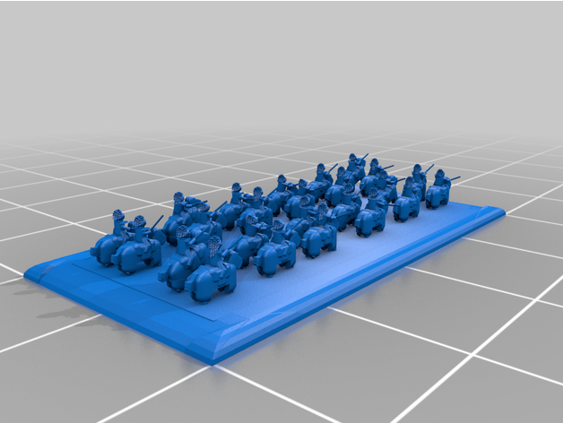 2mm bretonisch Armee tryvoriousmaximous 3D print model - Mito3D