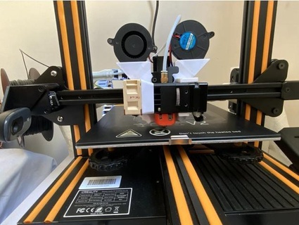 biqu h2 mount cooling ender 3 series bugbears 3d print model - Mito3D