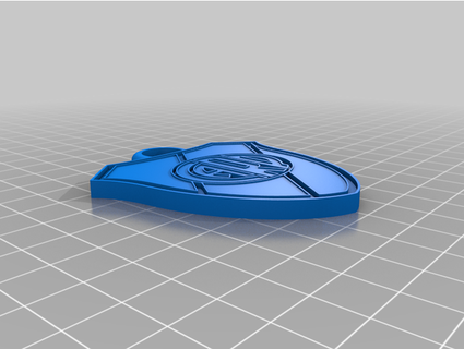 colgante escudo fiume piatto petermakercfl 3d print model - Mito3D