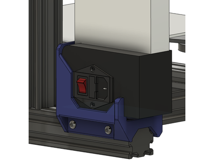 ender 3 power supply bracket exoslide kits 3d print model - Mito3D