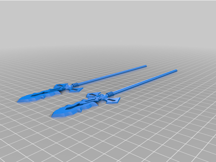 spear hairpin toy ts diy 3d print model - Mito3D