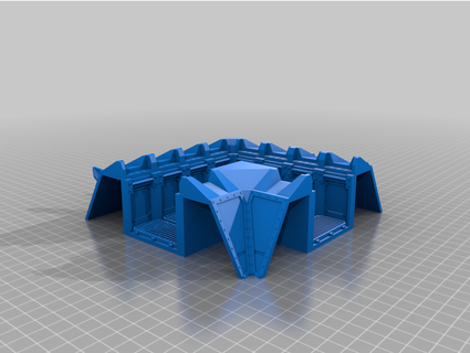 iron creed trench corner ravencos27 3d print model - Mito3D