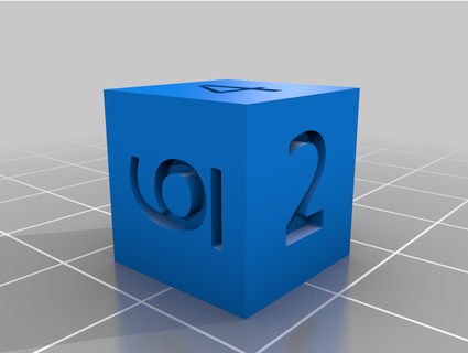 open dyslexic magic number dice set dekoa 3d print model - Mito3D