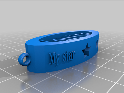 Schlüsselbund Schlüssel Kette Louise Entwickler 3d print model - Mito3D