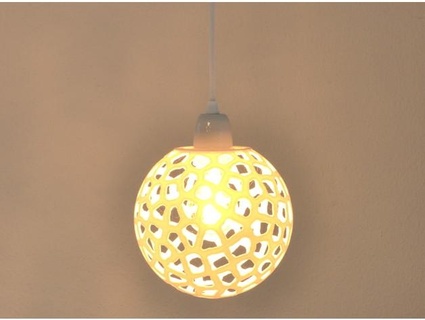 voronoi lamp gollonline 3d print model - Mito3D