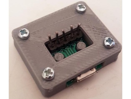 micro USB tremper adaptateur entête boîte ismailagir 3d print model - Mito3D