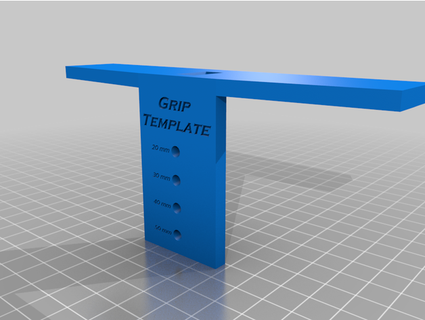 grip template agoman 3d print model - Mito3D