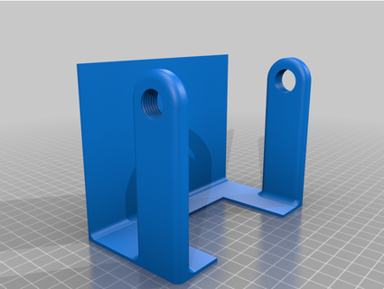 Toilette Papier Halter Unterstützung rgattis 3d print model - Mito3D
