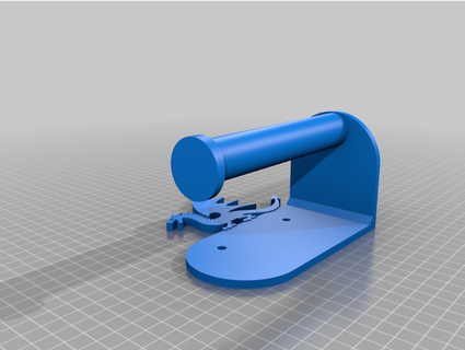 toilet paper holder tommy2toes 3d print model - Mito3D