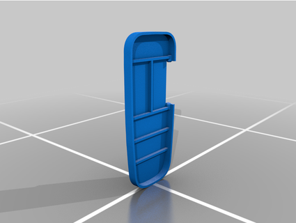 Peterbilt 579 pet resistant puerta cambiar interruptor cubre r2db 3d print model - Mito3D