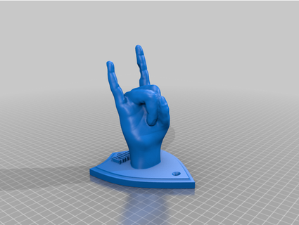 radkey guitar hanger ciphersson 3d print model - Mito3D