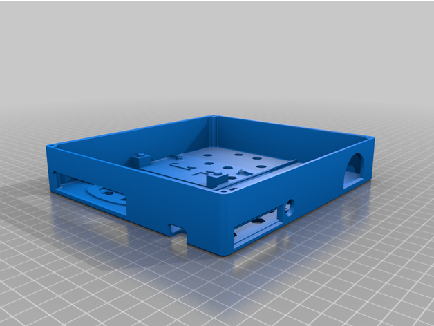 frambuesa pi 4b + hdd USB 25 sata caso funda dechado 34 3D print model - Mito3D