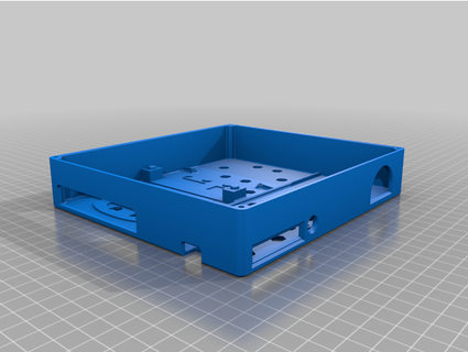 frambuesa pi 4b + hdd USB 25 sata caso funda dechado 34 3d print model - Mito3D