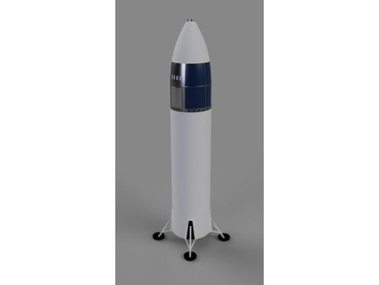 spacex lunar nave estelar 200 1 escala pássaro gelado 3d print model - Mito3D