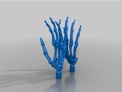 Skelett Hände mduafala 3d print model - Mito3D