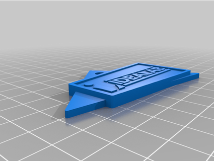 shu idée laboratoire porte clés delphant 3d print model - Mito3D