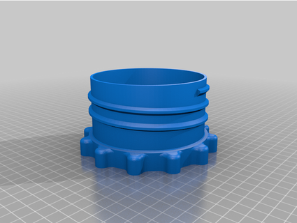 4 pollice tubo flessibile 12 magnete adattatore discussioni nmilbourn 3d print model - Mito3D