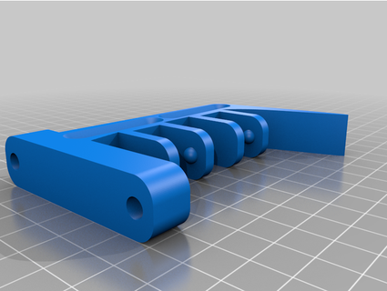 Fang Filament Spule Halter Unterstützung Verwendet alt slot Räder Reibung frei Abspulen dunkler Dichter 3d print model - Mito3D