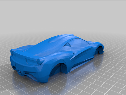 ferrari 458 pinar derby coche vehiculo xoltrax 3d print model - Mito3D