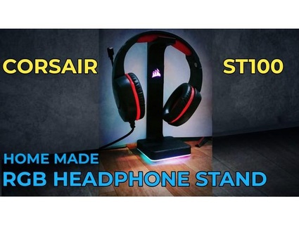 rgb headphone stand st100 electronautic 3d print model - Mito3D