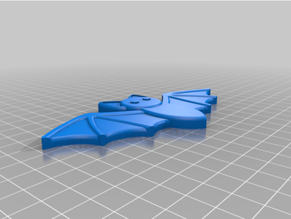yarasa anahtarlık fabrikasyon hayranlık 3d print model - Mito3D