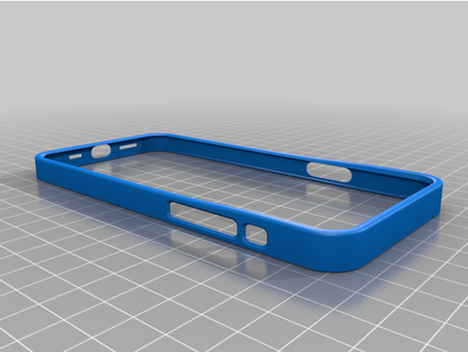Iphone 12 13 ultra slim Parachoque caso bainha 3d print model - Mito3D