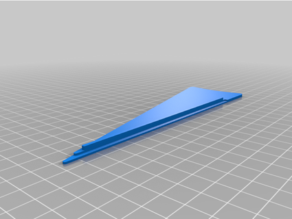 ar wing pro stabiliser fins antd 3d print model - Mito3D