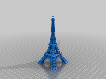 eiffel tower kevintest 3d print model - Mito3D