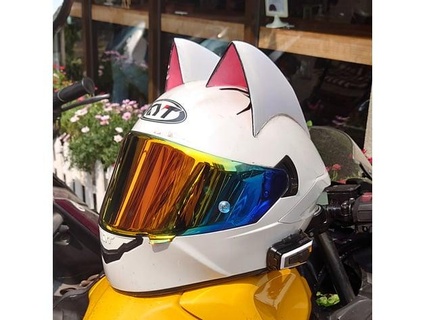 cat ear kyt nfr helmet v1 ganganchen 3d print model - Mito3D