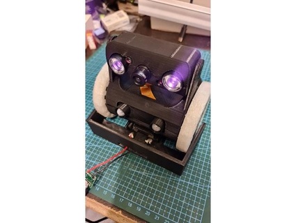 zerobot infra vermelho inclinar picam + cobrando doca costas roda electroniclibre 3d print model - Mito3D