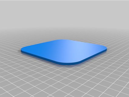 magnetic mouse pad neutrino-1 3d print model - Mito3D