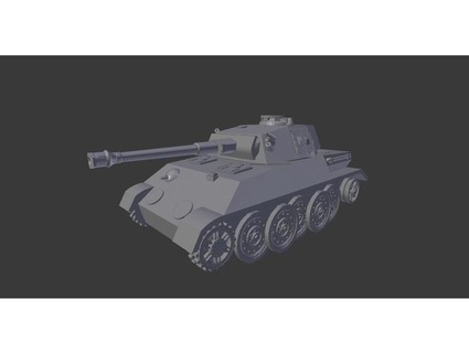 Panzer iv ausf baryonyx6 3d print model - Mito3D