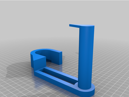 hanging filament spool mount fathammer 3d print model - Mito3D