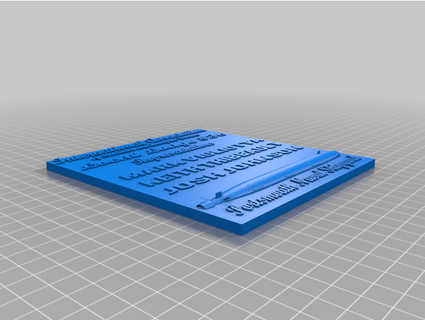 representante placa arco sustentação 3d print model - Mito3D
