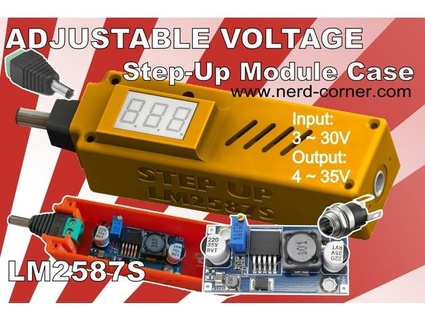 improved lm2587s voltage converter step-up modul dc-dc voltmeter nerdcorner 3d print model - Mito3D