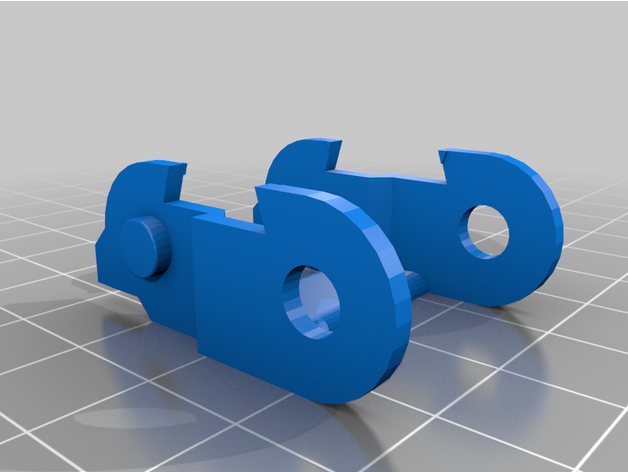 trascinare catena collegamento 20x10 rimovibile ponte handstek 3D print model - Mito3D
