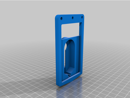 duo token badge holder vertical robosocks 3d print model - Mito3D