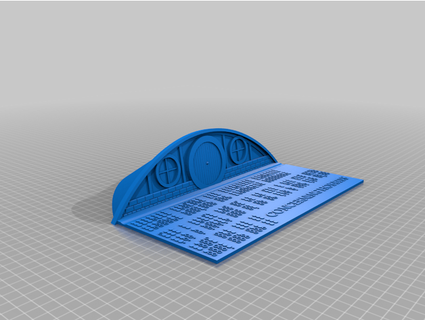 Hobbits étain sifflet doigt onglets craftykid3d 3d print model - Mito3D