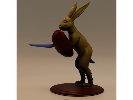 hare middle ages alexstormnd 3d print model - Mito3D