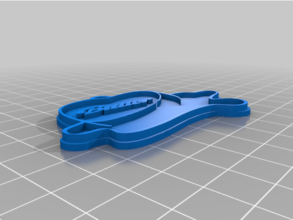 bts butter keychain meganekkochi 3d print model - Mito3D