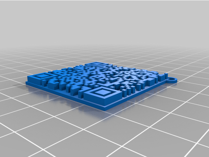 qr codice caffettino baffolmata 3d print model - Mito3D