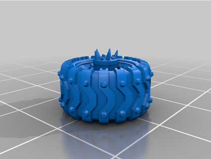 roda quente caixa fósforos pneus arcaneoctopuslab 3d print model - Mito3D