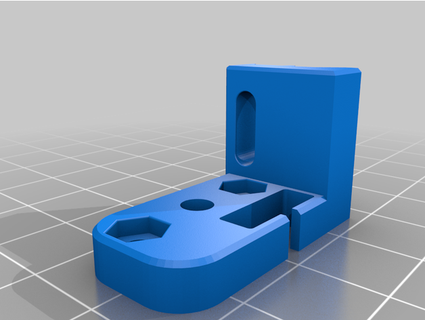 regolabile bl touch sensor montare ender 5 remixare gorgogliare goblin 3d print model - Mito3D