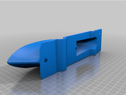 ala estante soporte izquierda maquina brazos 3d print model - Mito3D