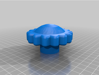 Soleil bouton monstreéquipé 3d print model - Mito3D